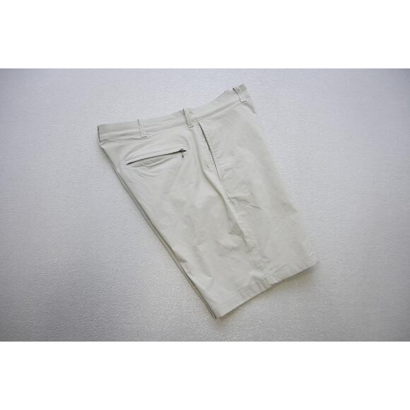 J Crew Golf Shorts Athletic Performance Stretch Gray Flat 9" INS Mens Sz 35 - Picture 1 of 4